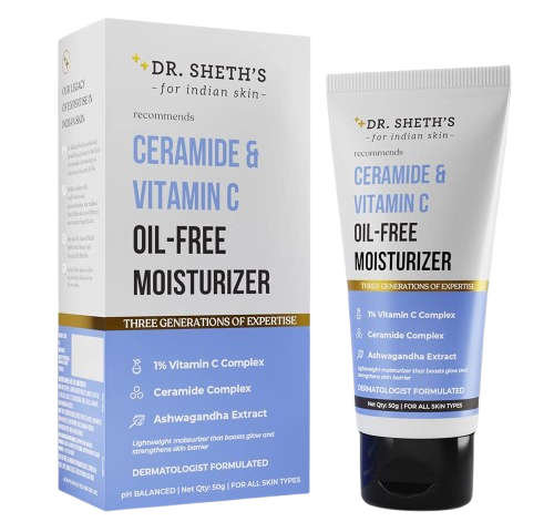 Dr. Sheth's Ceramide & Vitamin C Oil - Free Moisturizer