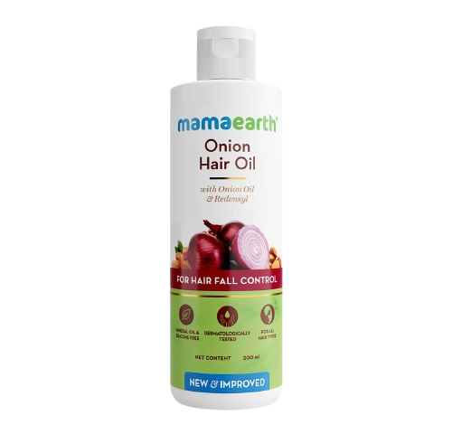 Mamaearth Onion Hair Oil with Onion & Redensyl